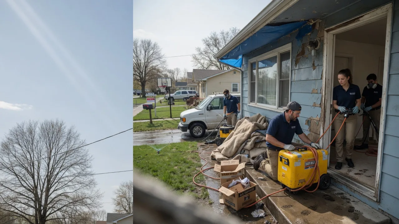Basement Flood Cleanup in Ophiem, IL near me